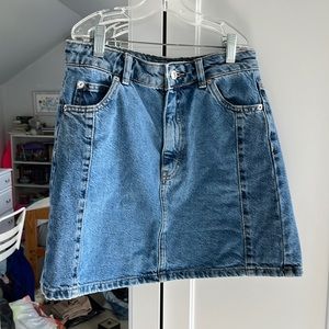 Topshop Jean Skirt
